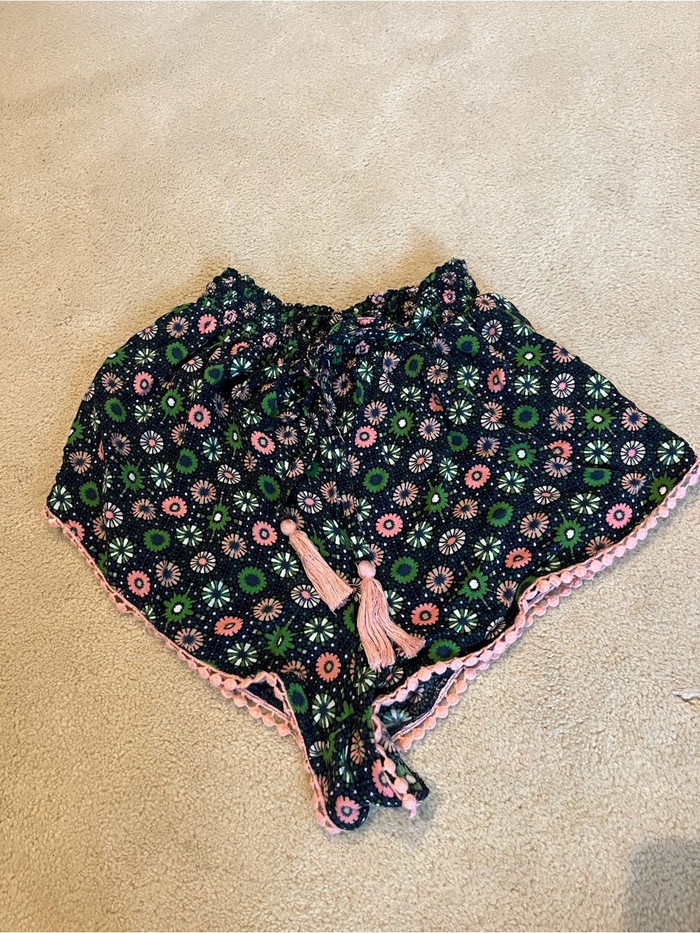 Topshop printed shorts